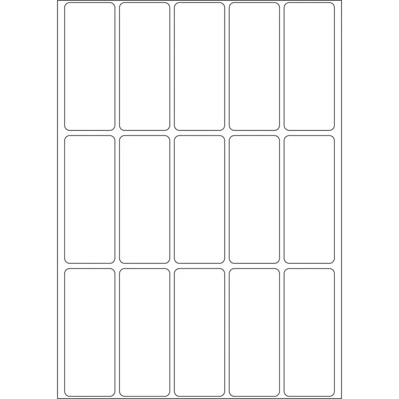 Įvairios paskirties etiketės HERMA 10610 20x50 mm balta, nuimamos/perpakuojamos, popierinės, matinės