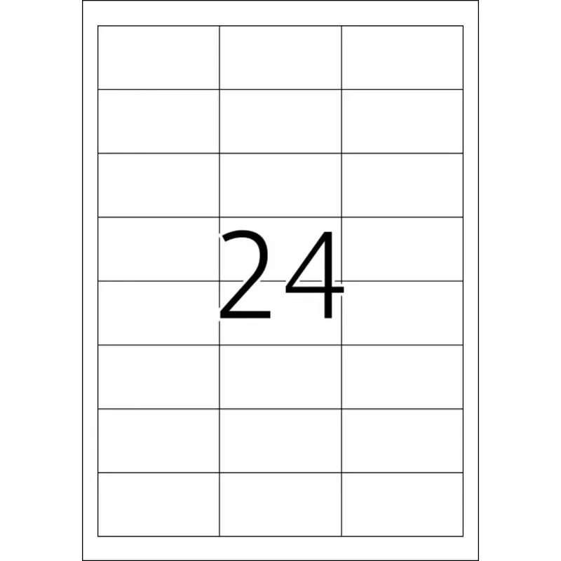 Lipnių etikečių lapai HERMA Labels Premium A4 64,6x33,8 mm