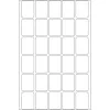 Lipnūs etikečių lapai HERMA 10600 (8×12 mm, 3840 vnt.)