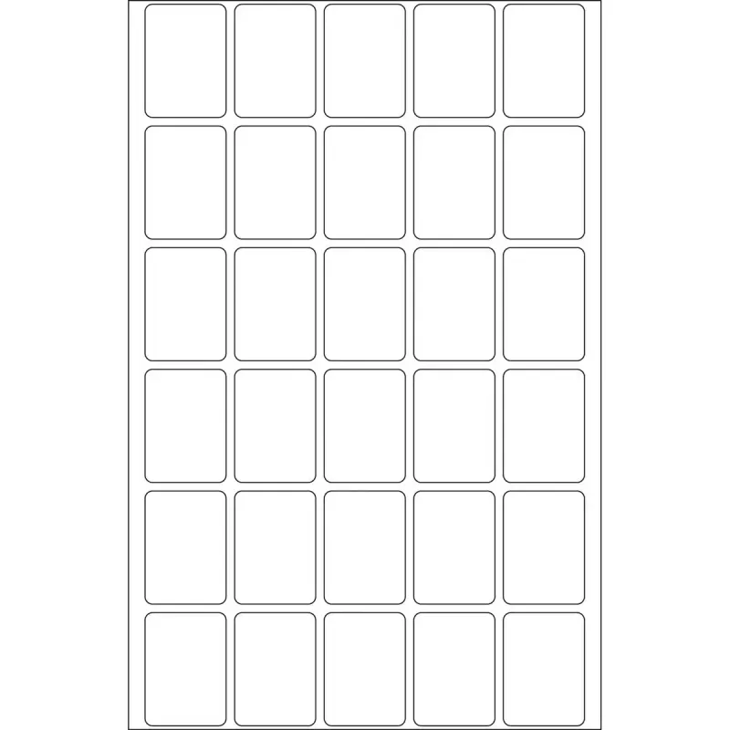 Lipnūs etikečių lapai HERMA 10600 (8×12 mm, 3840 vnt.)