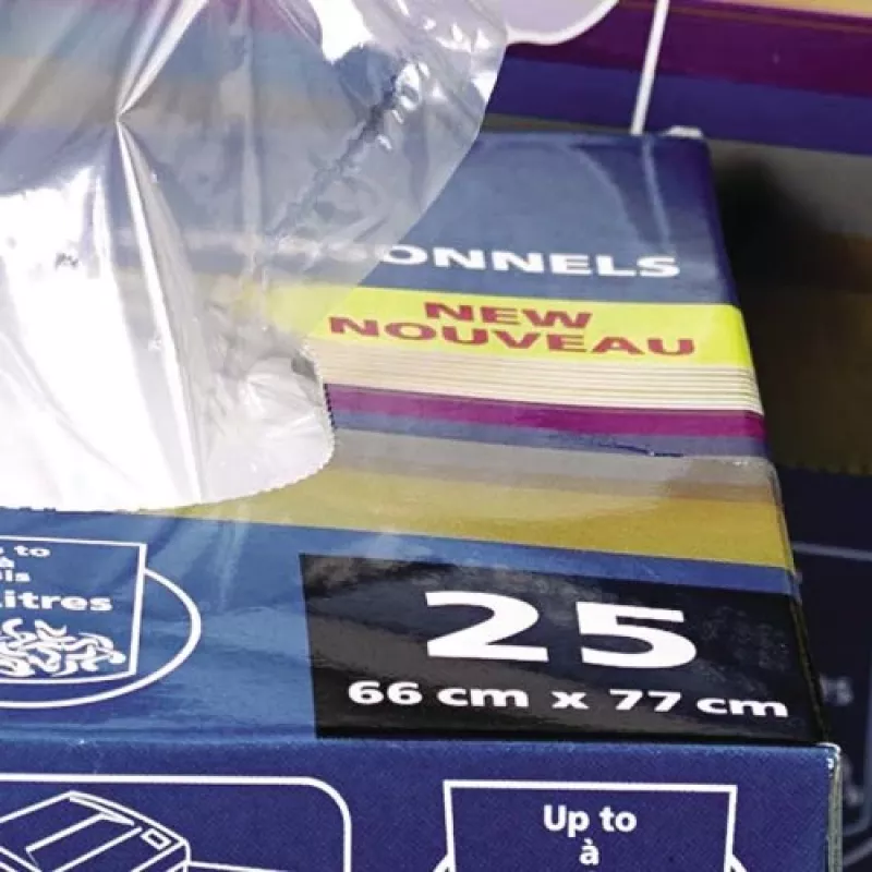 Rexel plastikinės šiukšlių maišai plačiajam smulkintuvui 175L (pakuotė po 100 vnt.)