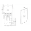 Multibrackets M VESA sieninis laikiklis III juodas 75 100 200x100 200x200 30kg