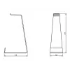 Laikiklis ausinėms Multibrackets M Headset Holder stalinis juodas