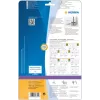 HERMA 8621 etiketės segtuvų nugarėlėms A4 192x61 mm 40 vnt.