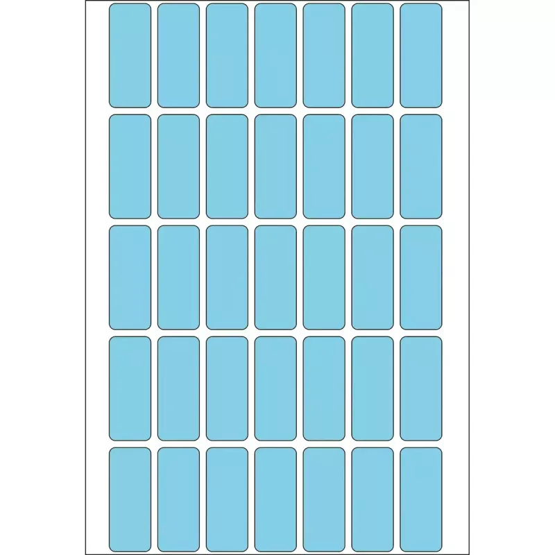HERMA 2353 Daugiafunkcinės etiketės 12x30 mm mėlyna matinio popieriaus 1120 vnt.