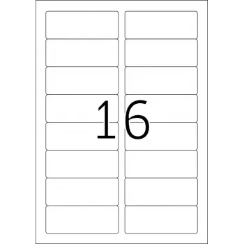 Adresų etiketės Premium HERMA A4 88,9x33,8 mm 1600 vnt.