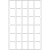 Universali etiketė HERMA 19x27 mm balta matinė rankiniam rašymui