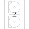 Lipnūs etikečių lapai CD HERMA Maxi A4 Ø 116 mm