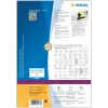 Lipnūs etikečių lapai CD HERMA Maxi A4 Ø 116 mm