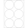 HERMA 192 vnt. apvalios etiketės Ø 50 mm balto popieriaus