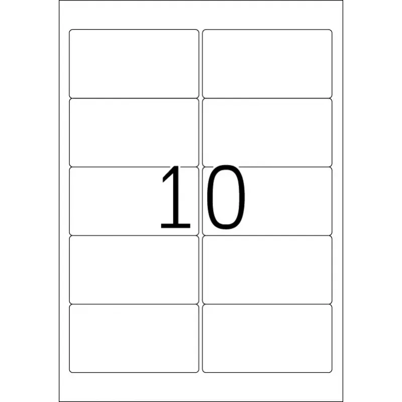 Etikečių lapai Premium HERMA A4 96x50,8 mm 1000 vnt.