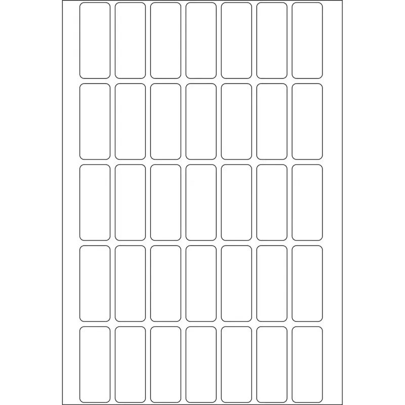 HERMA 2350 Įvairios paskirties etiketės 1120 vnt 12x30 mm balto matinio popieriaus