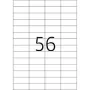 Nuimamos etiketės HERMA A4 52,5x21,2 mm baltos 1400 vnt.
