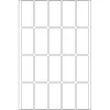 Įvairios paskirties etiketės HERMA 19x40 mm balto matinio popieriaus rankiniam rašymui