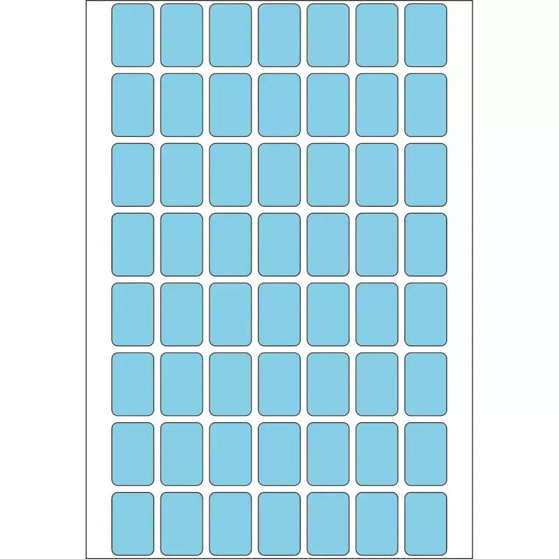 HERMA universalios etiketės 12x18 mm mėlynas popierius matinis rankinis įrašymas