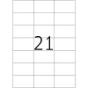 Lipnūs etikečių lapai HERMA Labels A4 70x42,3 mm