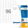 Lipnios etiketės rašaliniams spausdintuvams HERMA A4 30,5x16,9 mm 2400 vnt.