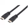 Manhattan HDMI 4K@60Hz laidas su Ethernet - CL3 sertifikuotas, 8 m, tinkamas montuoti sienoje, vyriškas-į-vyrišką, juodas, Ultra HD 4k x 2k, Premium High Speed