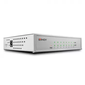 Lindy tinklo jungiklis - Gigabit, stalinis, 8 prievadai, 10/100/1000