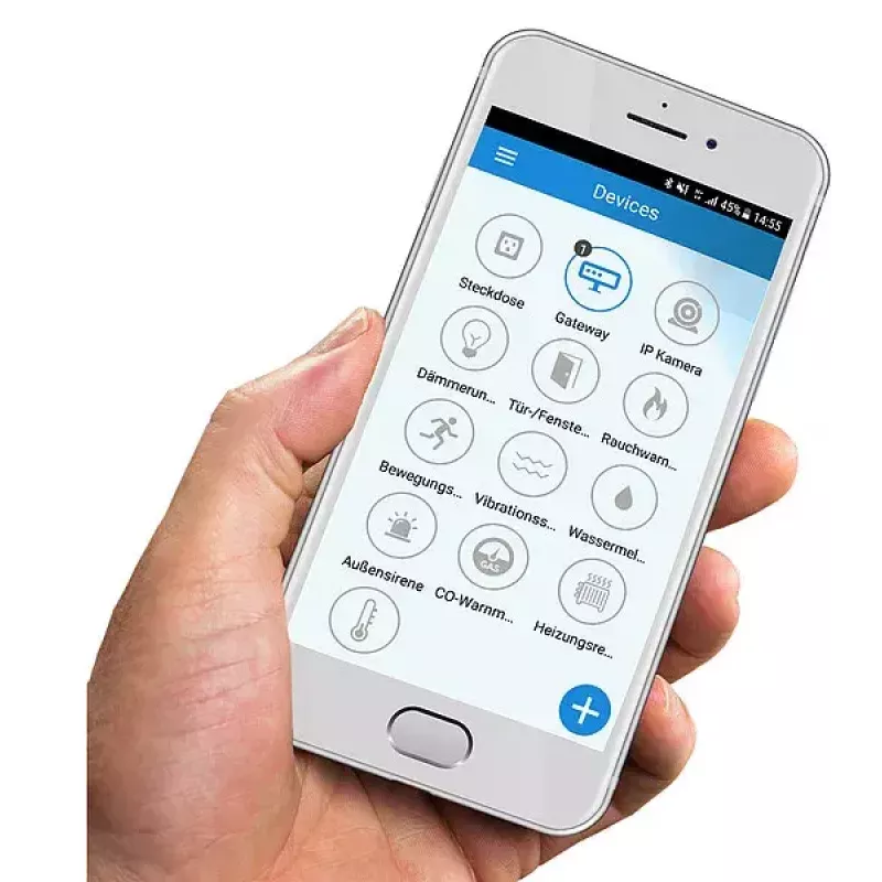 Apsaugos signalizacijos sistema Olympia ProHome 8700 Wi-Fi balta