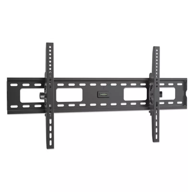Manhattan sieninis laikiklis televizoriams ir monitoriams (pakreipiamas), 37–75 col., VESA 200x200–800x400 mm, 75 kg, juodas