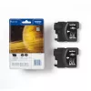 Brother LC1100BKBP2DR rašalo kasetė 2 vnt. Originali Juoda