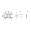 Multibrackets M VESA Flexarm M pilno judesio laikiklis vienam ekranui 20 kg 32-55 col.