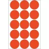 HERMA 2272 Universalios etiketės 480 vnt apvalios raudonos 32 mm