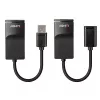 Lindy 60m USB 1.1 Cat.6 Extender Basic, tinklo siųstuvas ir imtuvas, 60 m, 12 Mbit/s, Cat5e, Cat6, juoda, plastikas