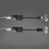 Lindy 60m USB 1.1 Cat.6 Extender Basic, tinklo siųstuvas ir imtuvas, 60 m, 12 Mbit/s, Cat5e, Cat6, juoda, plastikas