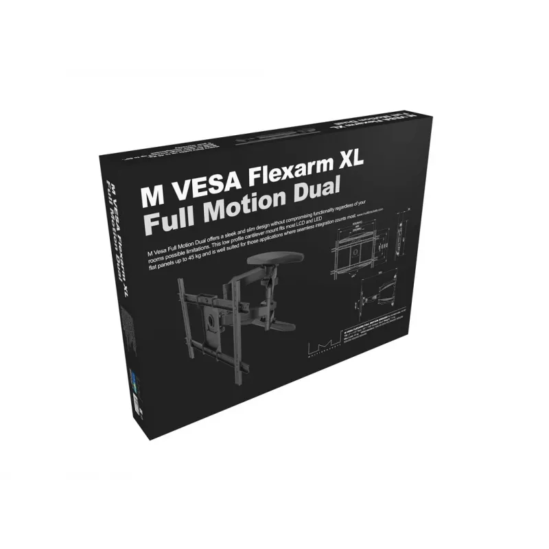 Dvigubas monitorių laikiklis Full Motion Multibrackets M VESA Flexarm XL