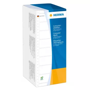 Lipnių etikečių HERMA 101,6x48,4 mm 6000 vnt. perforuota juosta