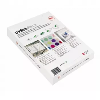 GBC Laminavimo maišelis A4 UV Safe 150 mikronų, blizgus, A4, 100 vnt.