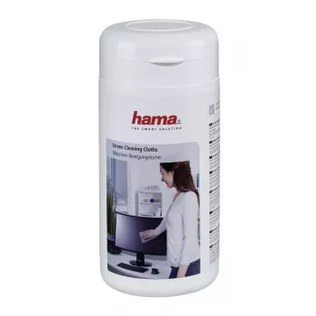 Hama valymo šluostės ekranams, 100 vnt., dozatoriuje
