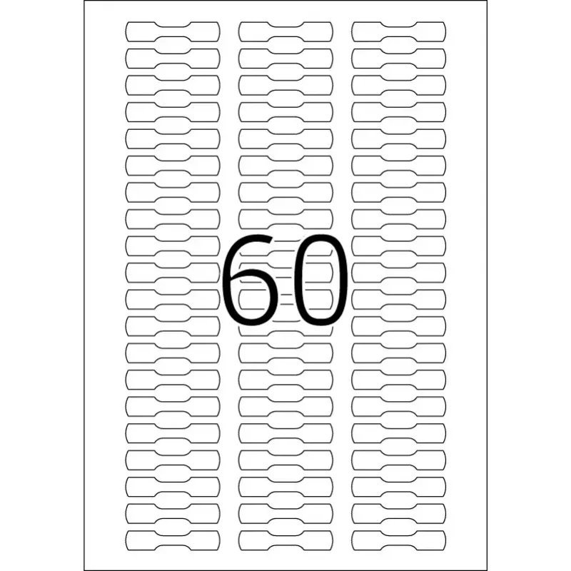 Lipni etiketė spausdintuvui HERMA 5116 A4 49x10 mm 1500 vnt.
