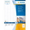 Lipnūs etikečių lapai HERMA Labels A4 25,4x10 mm balta matinė ypač stiprus sukibimas popierius 4725 vnt.