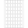 Įvairios paskirties lipdukai HERMA 12x18 mm balti Movables/pašalinami popieriniai matiniai