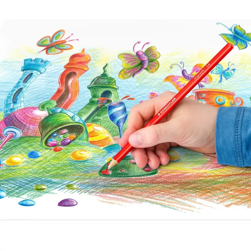 Spalvoti pieštukai Staedtler Ergosoft 157 Multicolour 24 vnt.