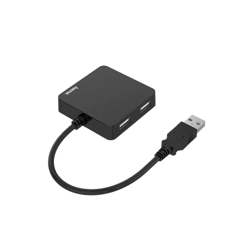 Hama 00200121 USB 2.0 sąsajos šakotuvas 480 Mbit/s juodas