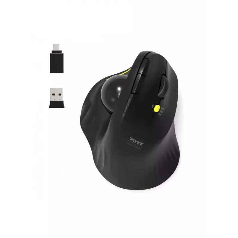 Pelė Port Designs 900719 Bluetooth ergonomiška su trackball