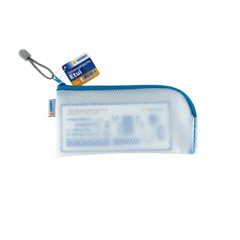 Pieštukinė HERMA 20003 Hard EVA mėlyna permatoma 110x230 mm