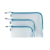 Pieštukinė HERMA 20003 Hard EVA mėlyna permatoma 110x230 mm