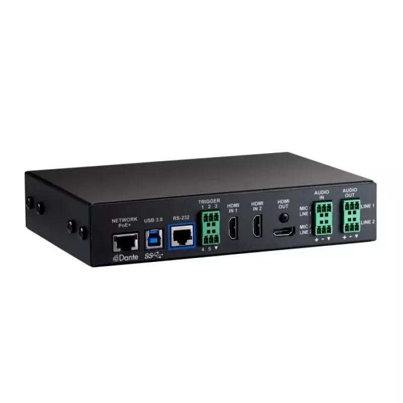 Vaddio AV Bridge 2x1, 1920 x 1080 pikselių, 60 kadrų/s, juoda, 480.8 mm