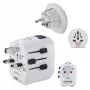 Hama World Travel Pro Light USB universalus kištukinis adapteris Baltas