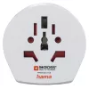 Hama World Travel Pro Light USB universalus kištukinis adapteris Baltas