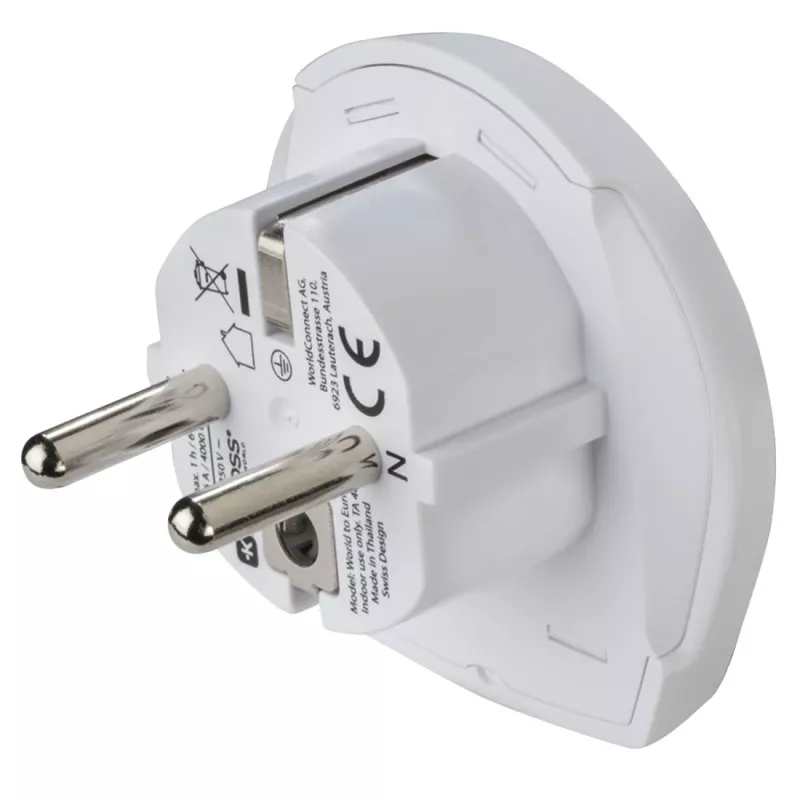 Hama World Travel Pro Light USB universalus kištukinis adapteris Baltas