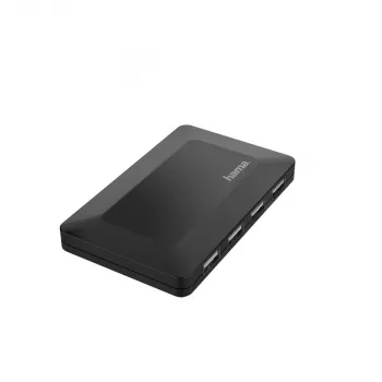Hama 00200122 USB 2.0 4 prievadų šakotuvas, 480 Mbit/s, juodas