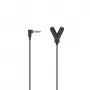 Garso kabelis Hama 00205190 0,2 m 3,5 mm lizdas (vyriškas) į 2 x 3,5 mm lizdus (moteriški) juodas