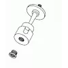 Hama rutulinė galvutė 30 mm, juoda