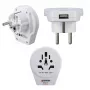 Hama World to Europe USB maitinimo adapteris Universal White